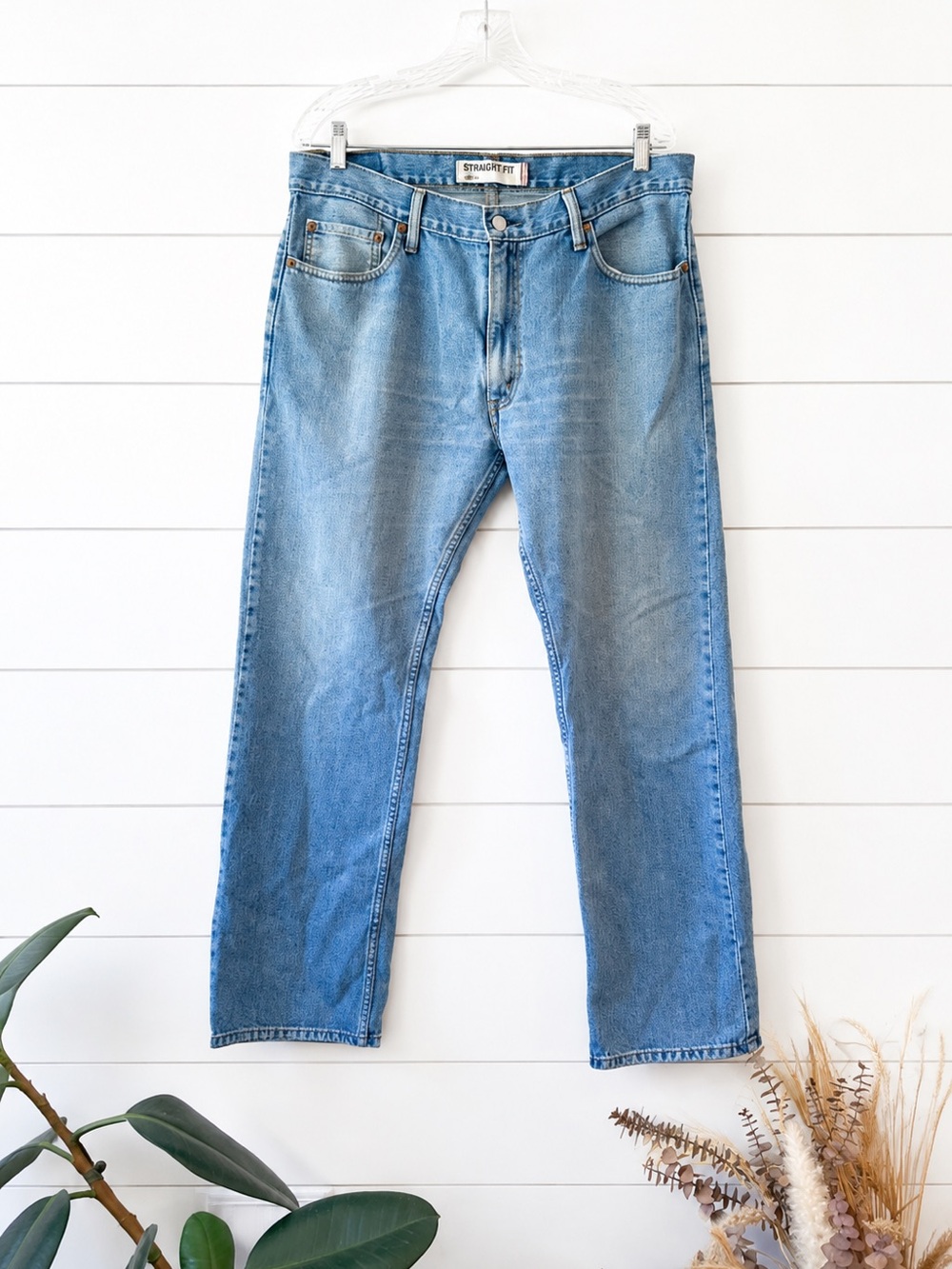 Levi’s 505 Mens Jeans 36x32 Straight Leg Regular Fit 100% Cotton Classic Denim